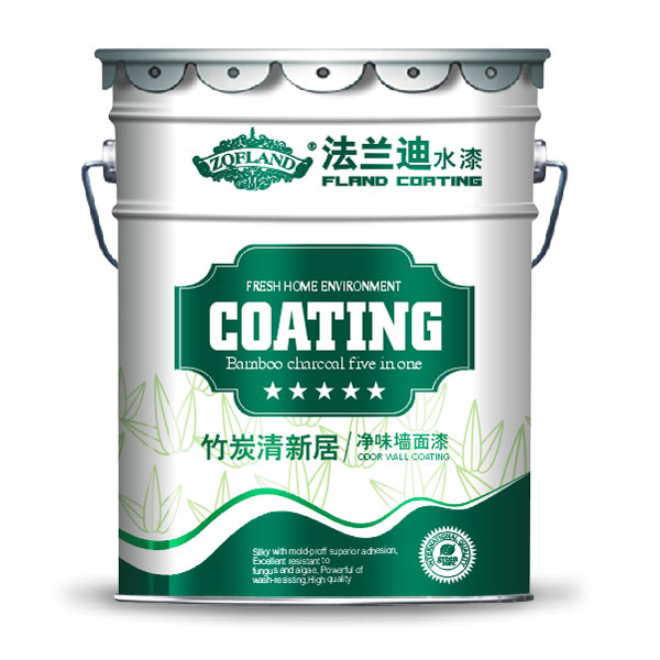 竹炭清新居净味墙面漆